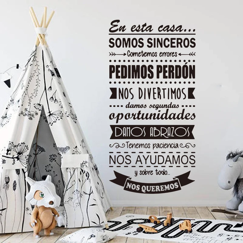 Kids Education Quotes - Autocollant mural en vinyle avec citation