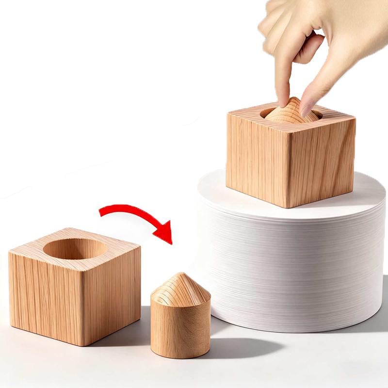 Brain Teaser Cube - Blocs en bois imposibles, prenez le