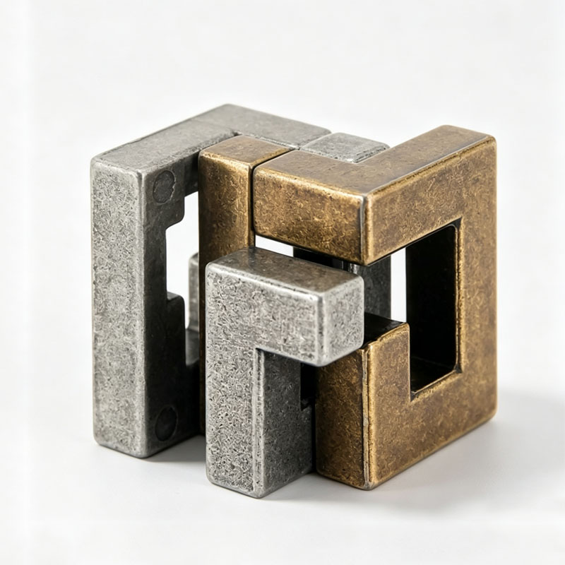 Brain Teaser Cube - Magic IQ Cast Coil - Casse-têtes