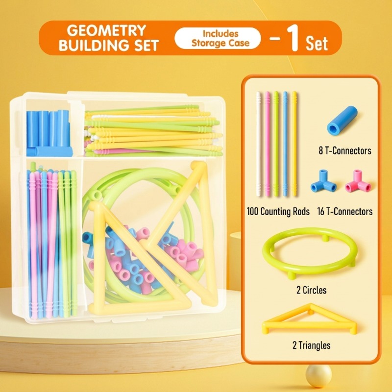 Kit de construction géométriqu - Math Manipulative Set avis et prix