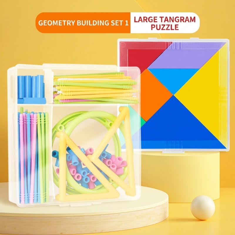 Kit de construction géométriqu - Math Manipulative Set avis et prix