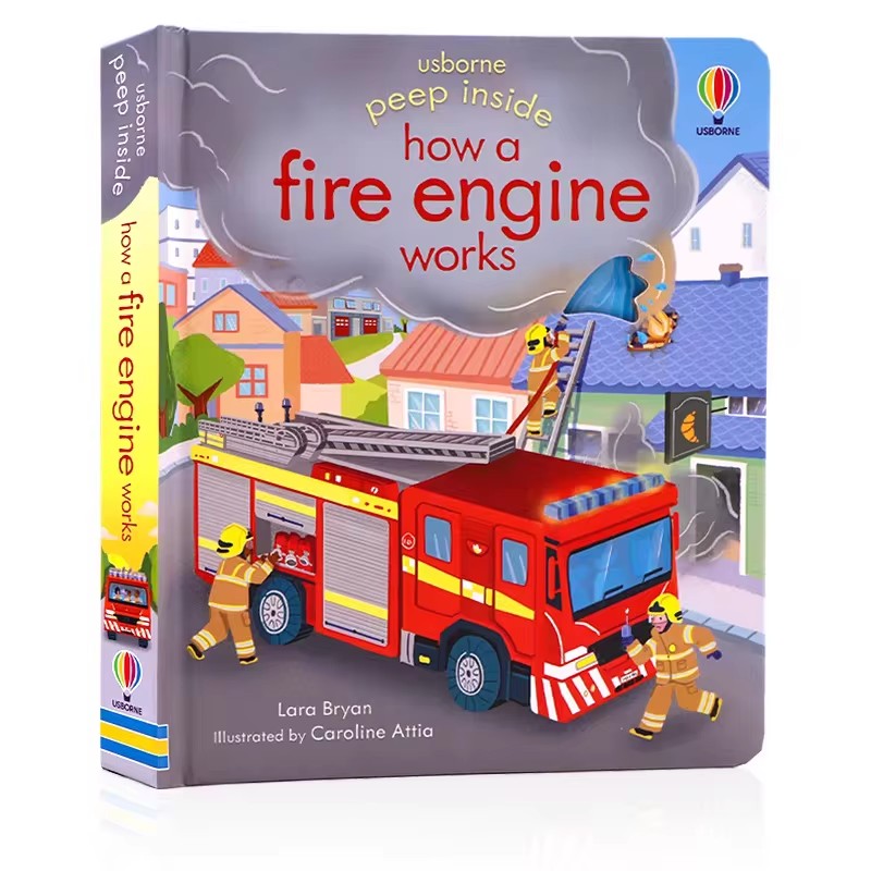 Usborne Peep Inside How A Fire - Kids Education Books avis et prix