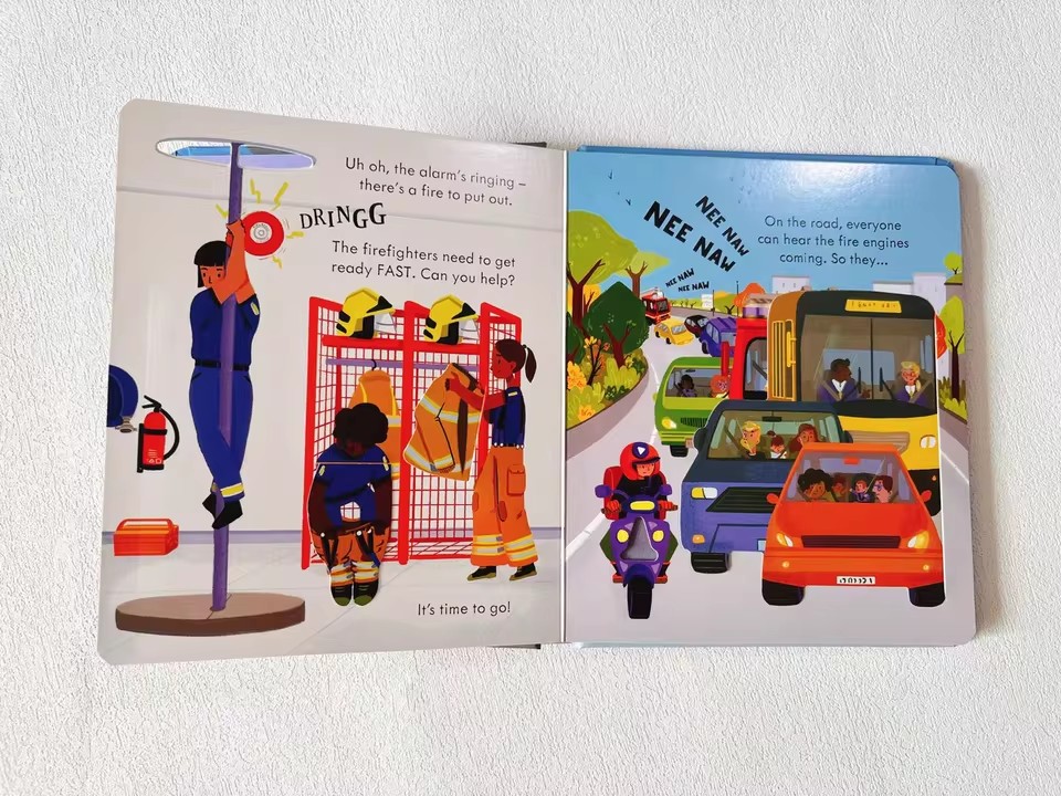 Usborne Peep Inside How A Fire - Kids Education Books avis et prix