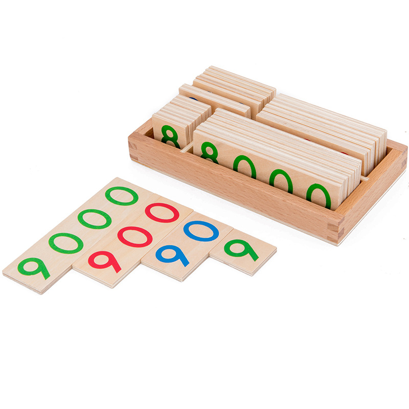 Carte de chiffres en bois 1-90 - Math Manipulative Set avis et prix
