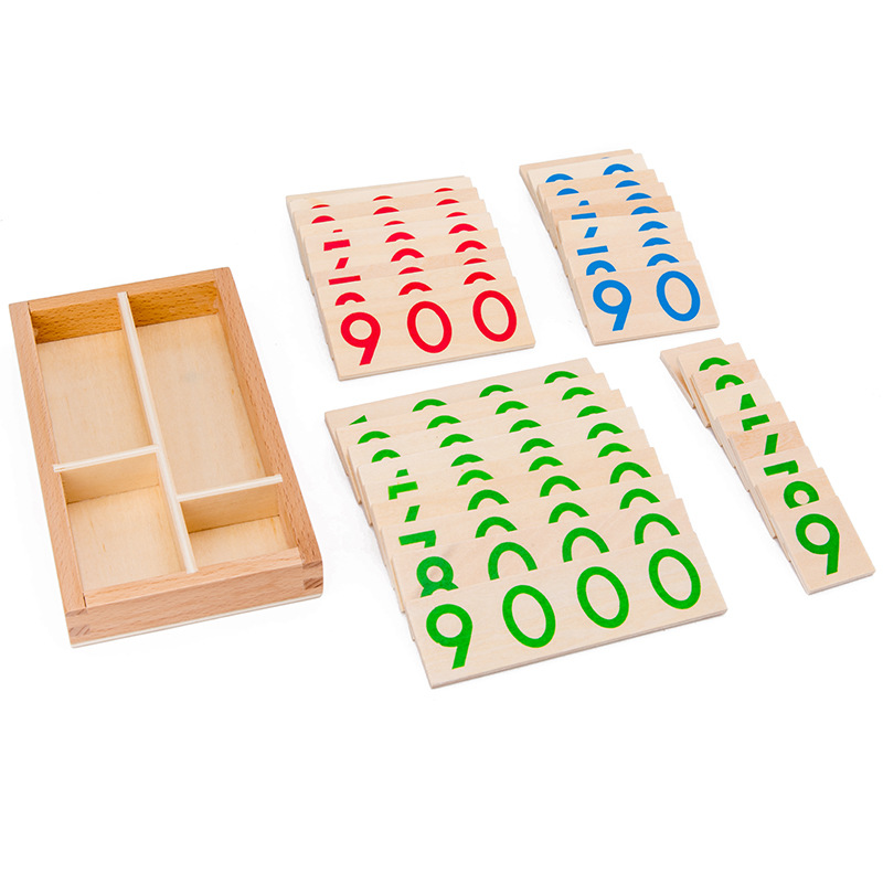 Carte de chiffres en bois 1-90 - Math Manipulative Set avis et prix