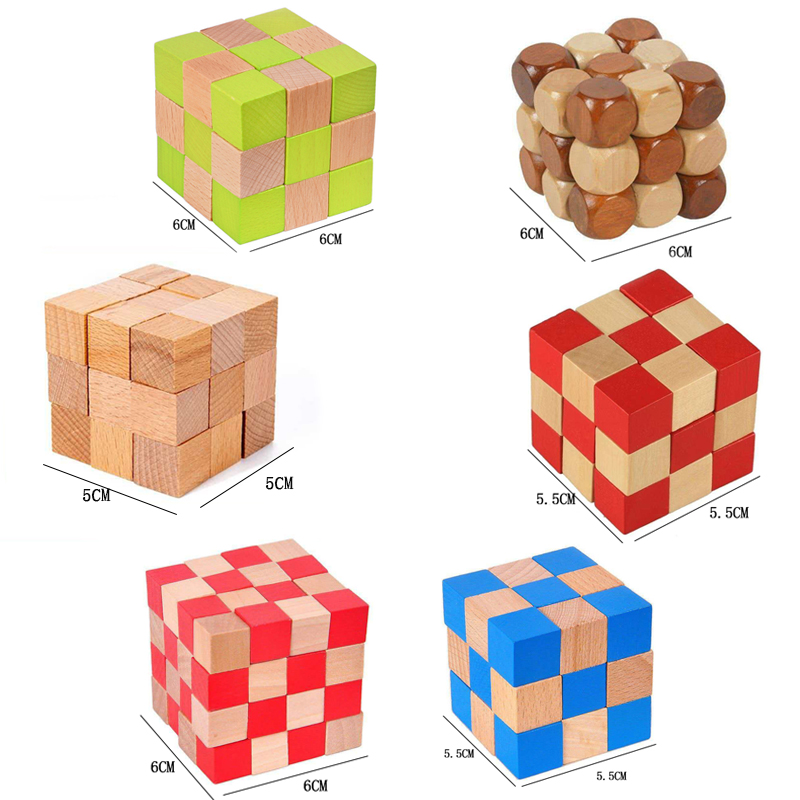 Casse-tête en bois Cube Serpen - Brain Teaser Cube avis et prix