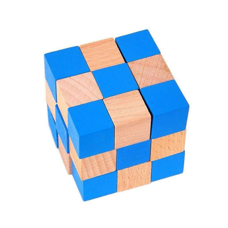 Casse-tête en bois Cube Serpen - Brain Teaser Cube avis et prix