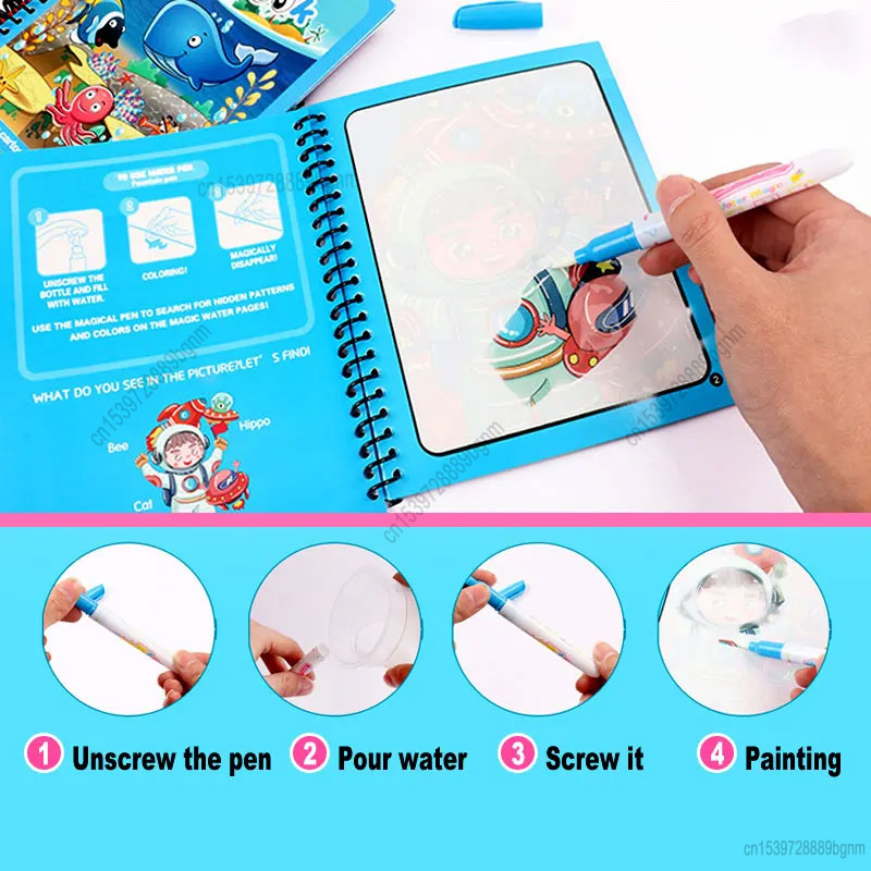 Dessin animé magique peinture  - Kids Education Books avis et prix
