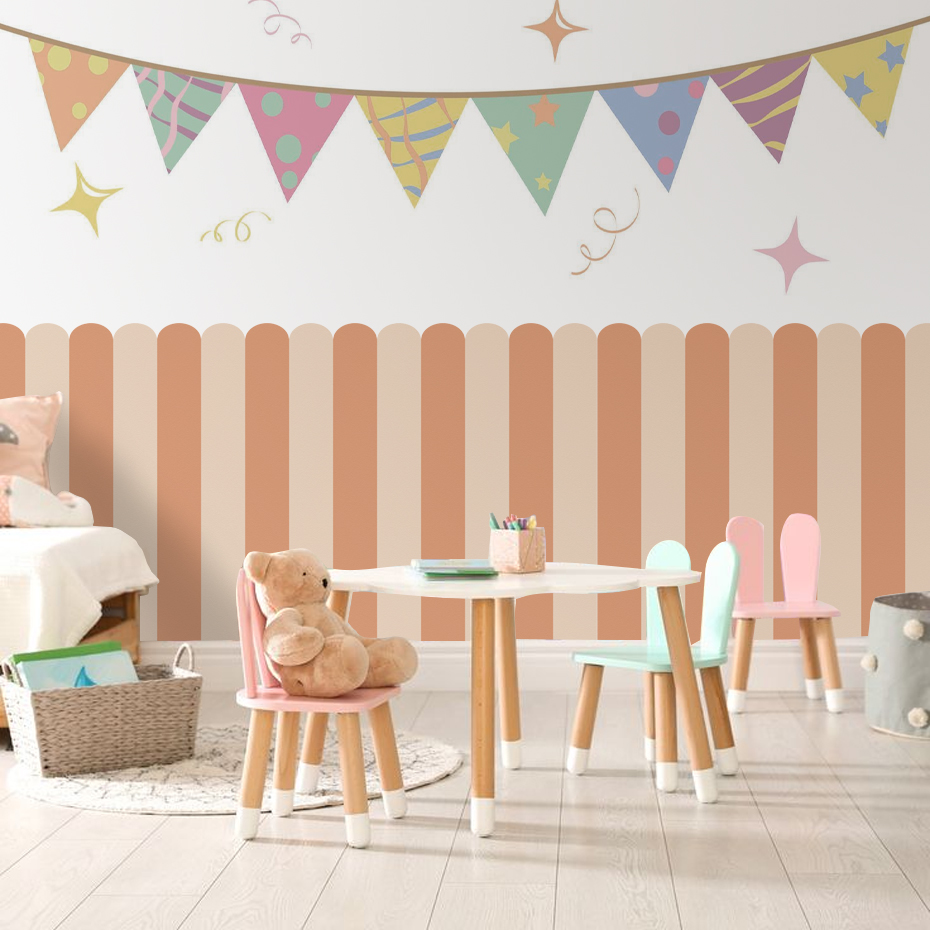Papier peint en Arc à rayures  - Kids Education Quotes avis et prix